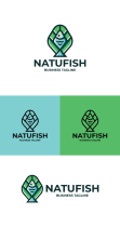 Nature Eco Fish Logo Template Screenshot 4