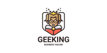 Geek King Logo Template Screenshot 1