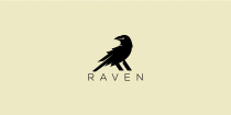Black Raven Logo Template Screenshot 1