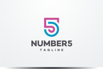 Five - Number 5 Logo design Screenshot 1