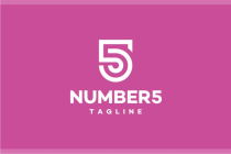 Five - Number 5 Logo design Screenshot 2
