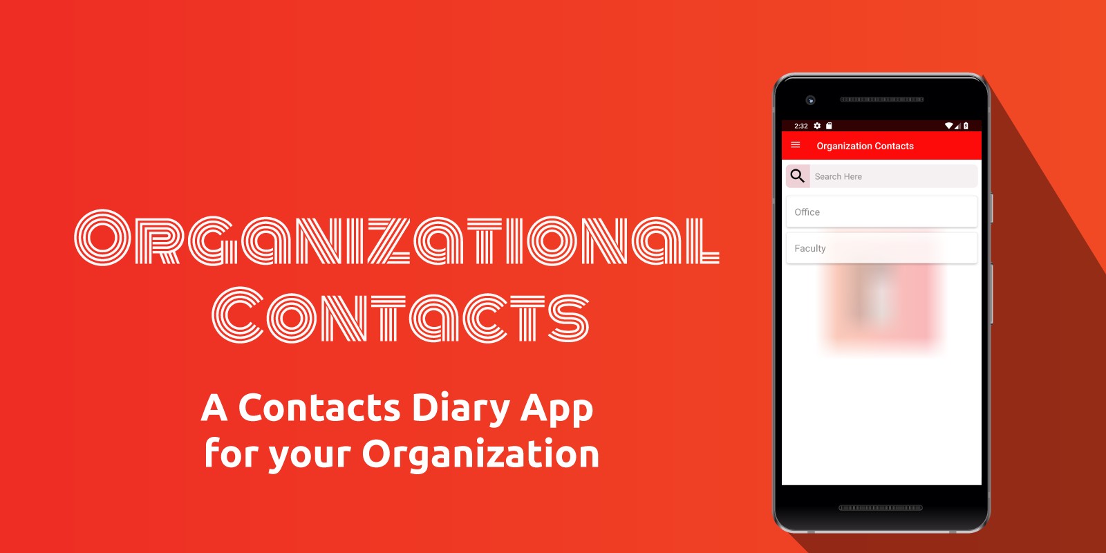 Organizational Contacts - Android Source Code