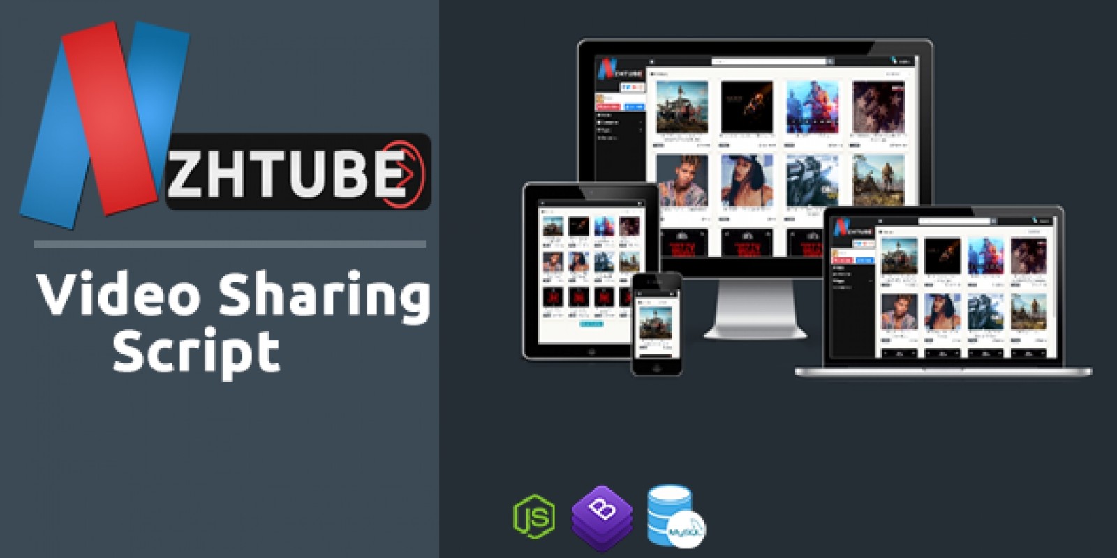 NazihTube Video Sharing Script - Node.js