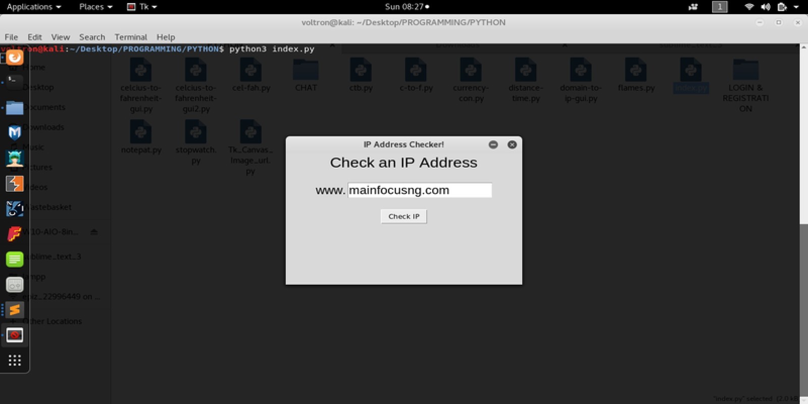 URL To IP Converter - Python Script