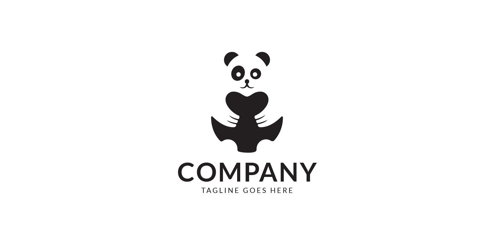 Panda Hug Logo