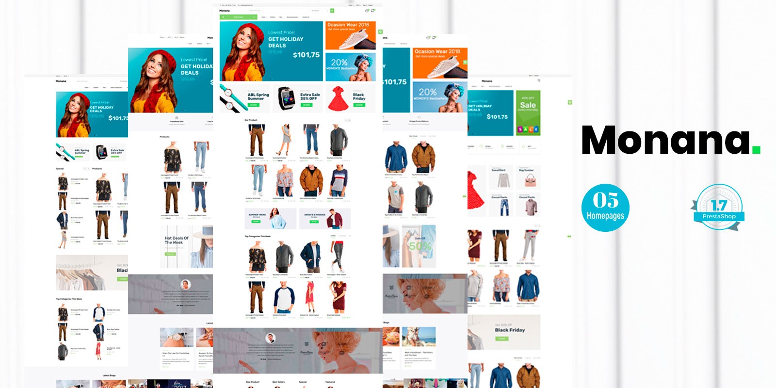 Monana Fashion - PrestaShop Theme