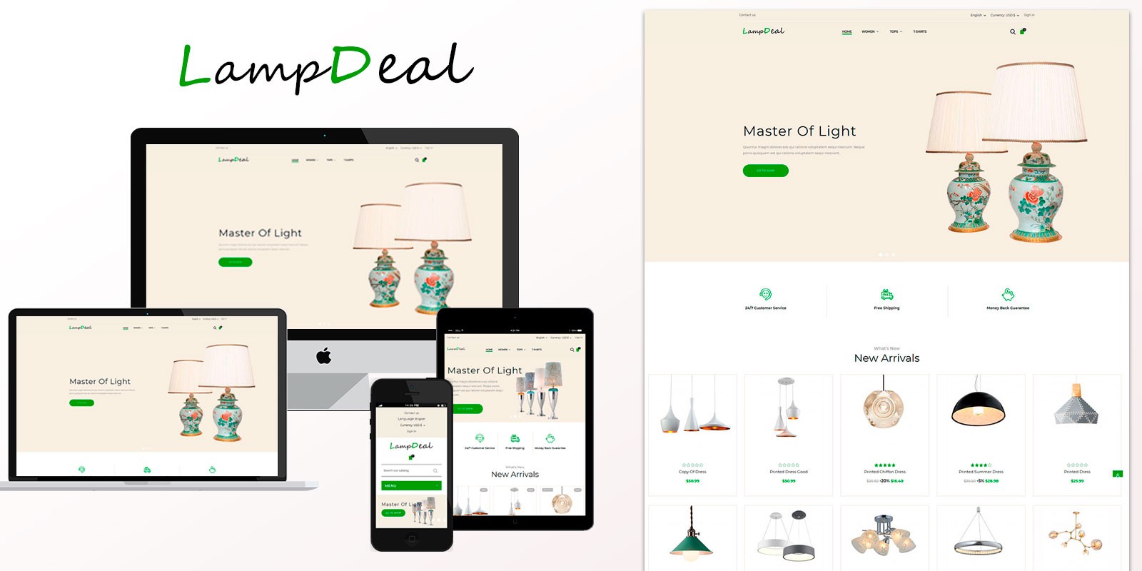 LampDeal Furniture - PrestaShop Theme