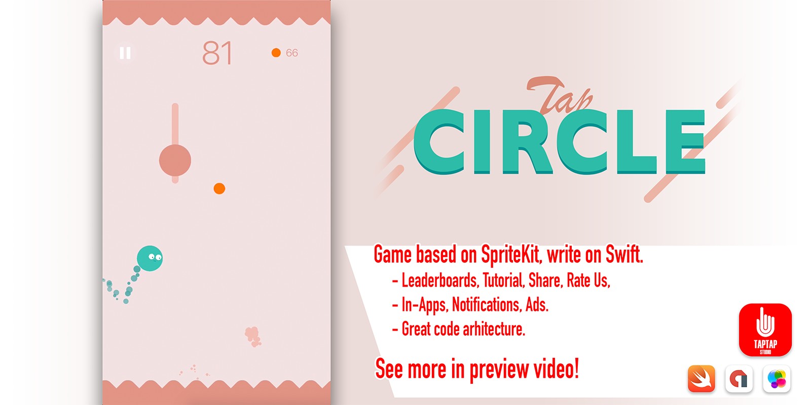 Tap Circle - iOS Game Source Code