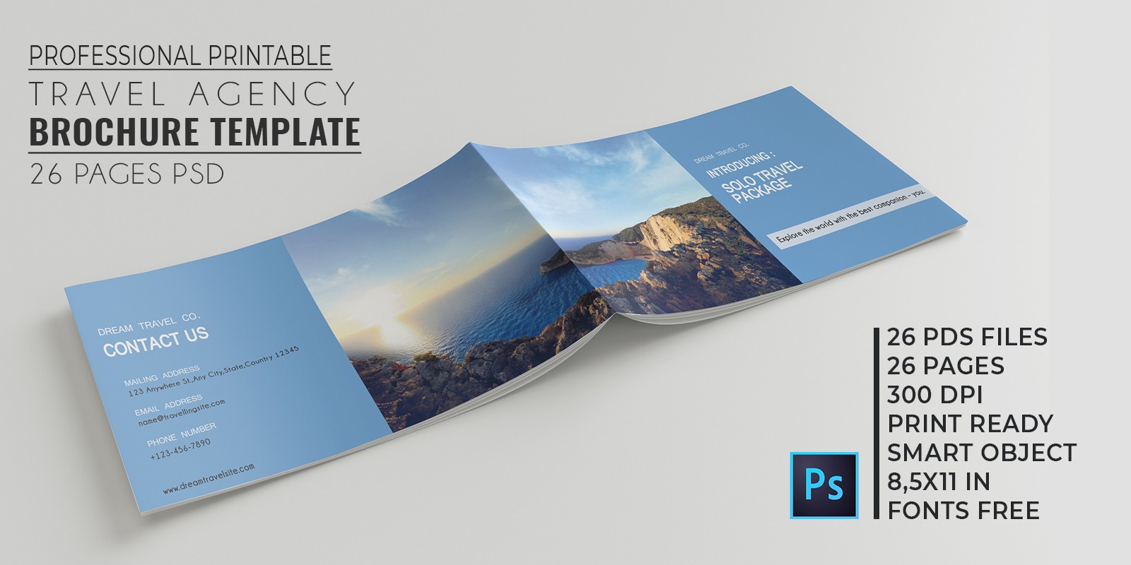 Travel Agency Brochure Catalog