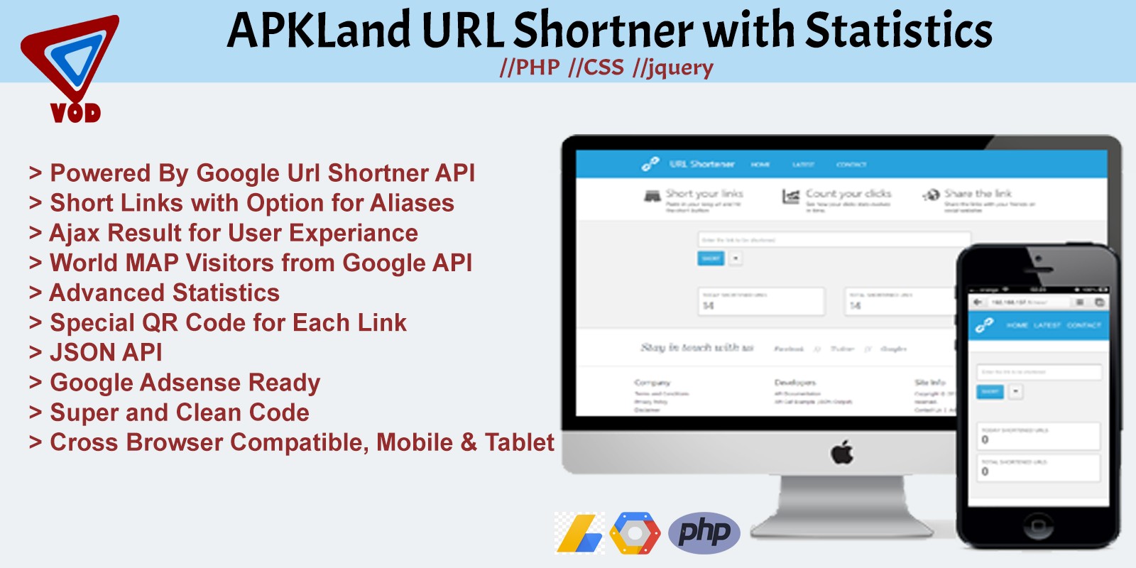 URL Shorter With Advanced Statistics - PHP Script