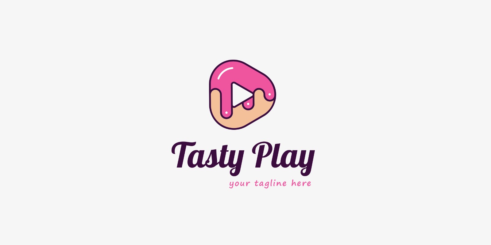 Tasty Play Logo Template
