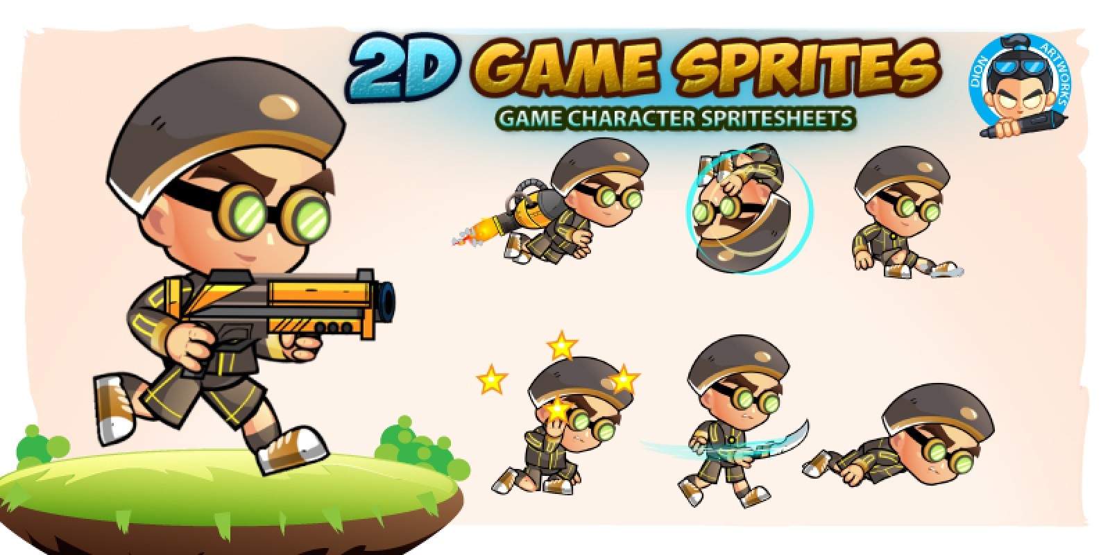 2D Game Character Sprites