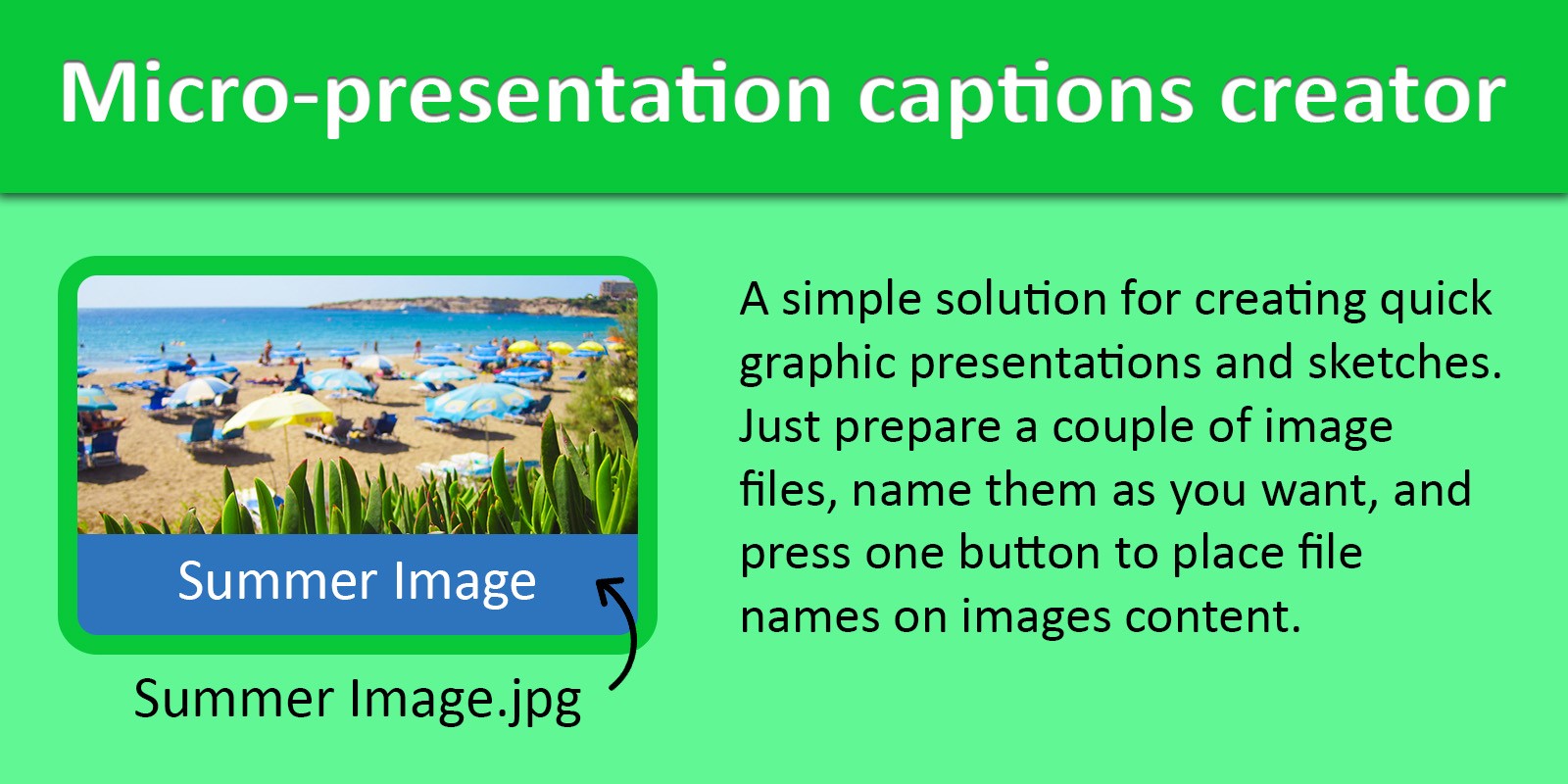 Micro-Presentation Captions Creator .NET