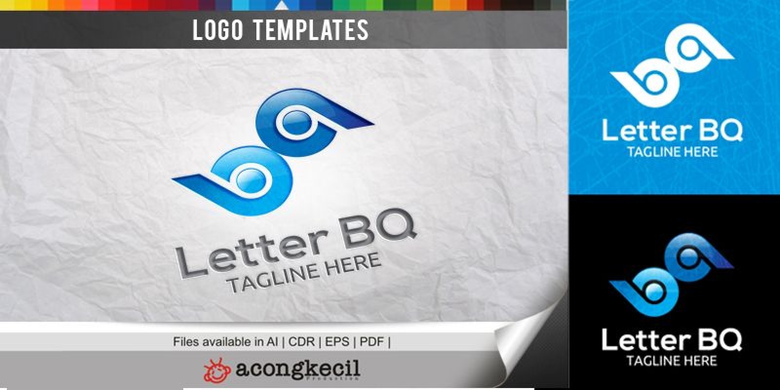 Letter BQ V2 - Logo Template