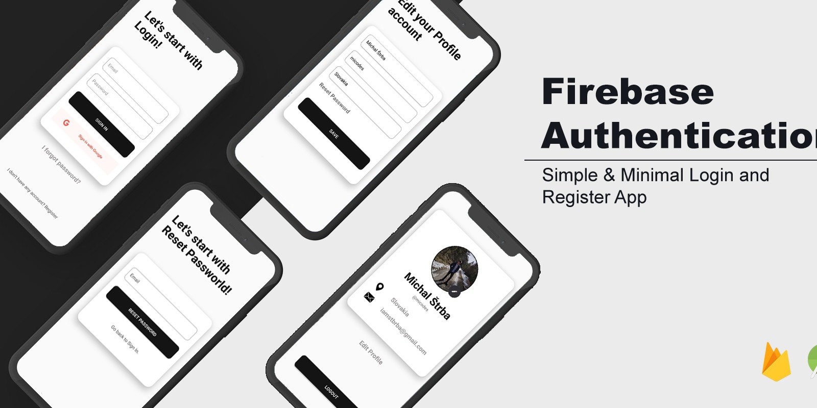 Firebase Authentication - Android Studio Project