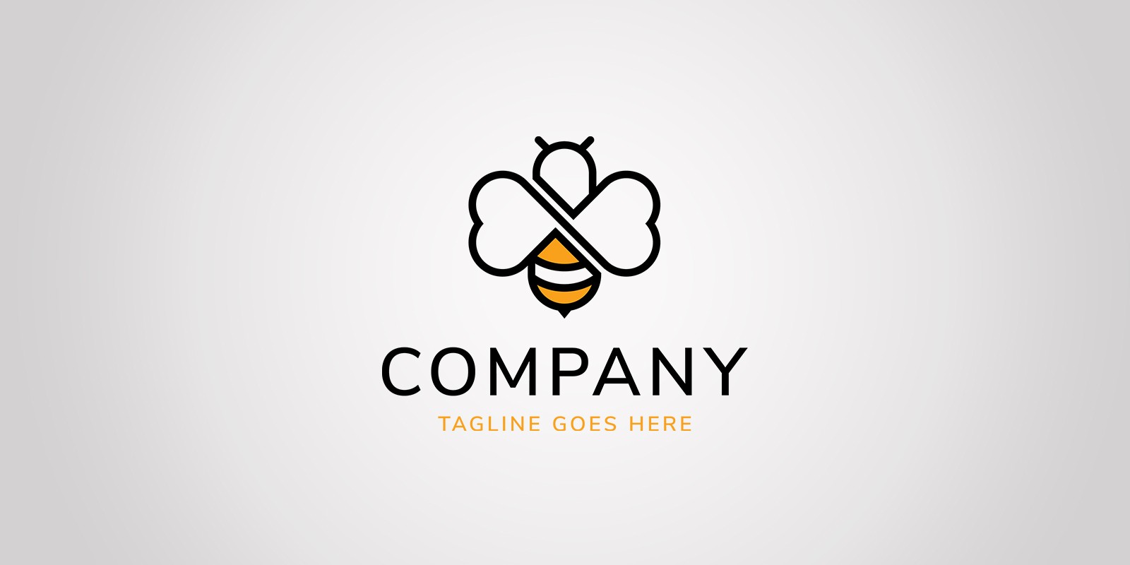Bee Love Logo Template