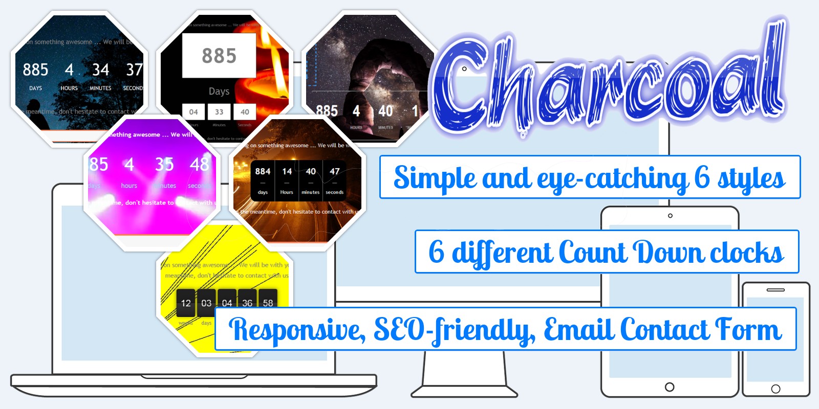 Charcoal HTML Under Construction Template