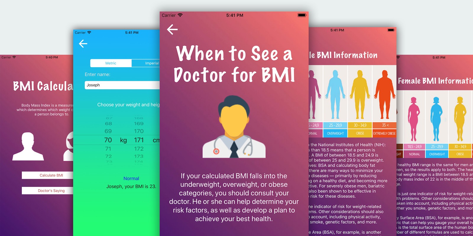 BMI Calculator - Android App Source Code