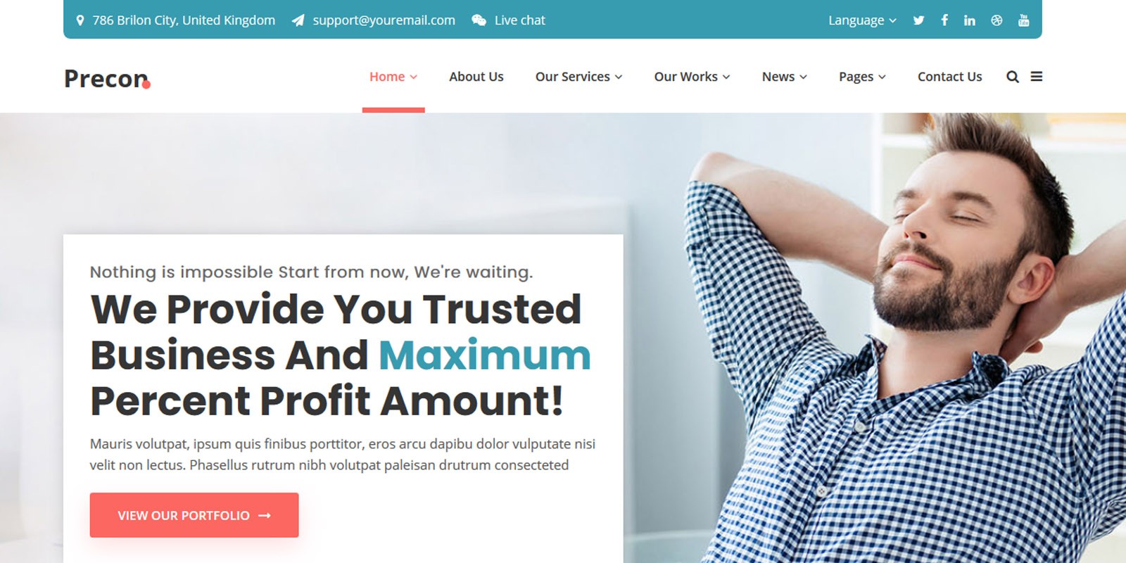 Precon - Multipurpose Business And Agency Template