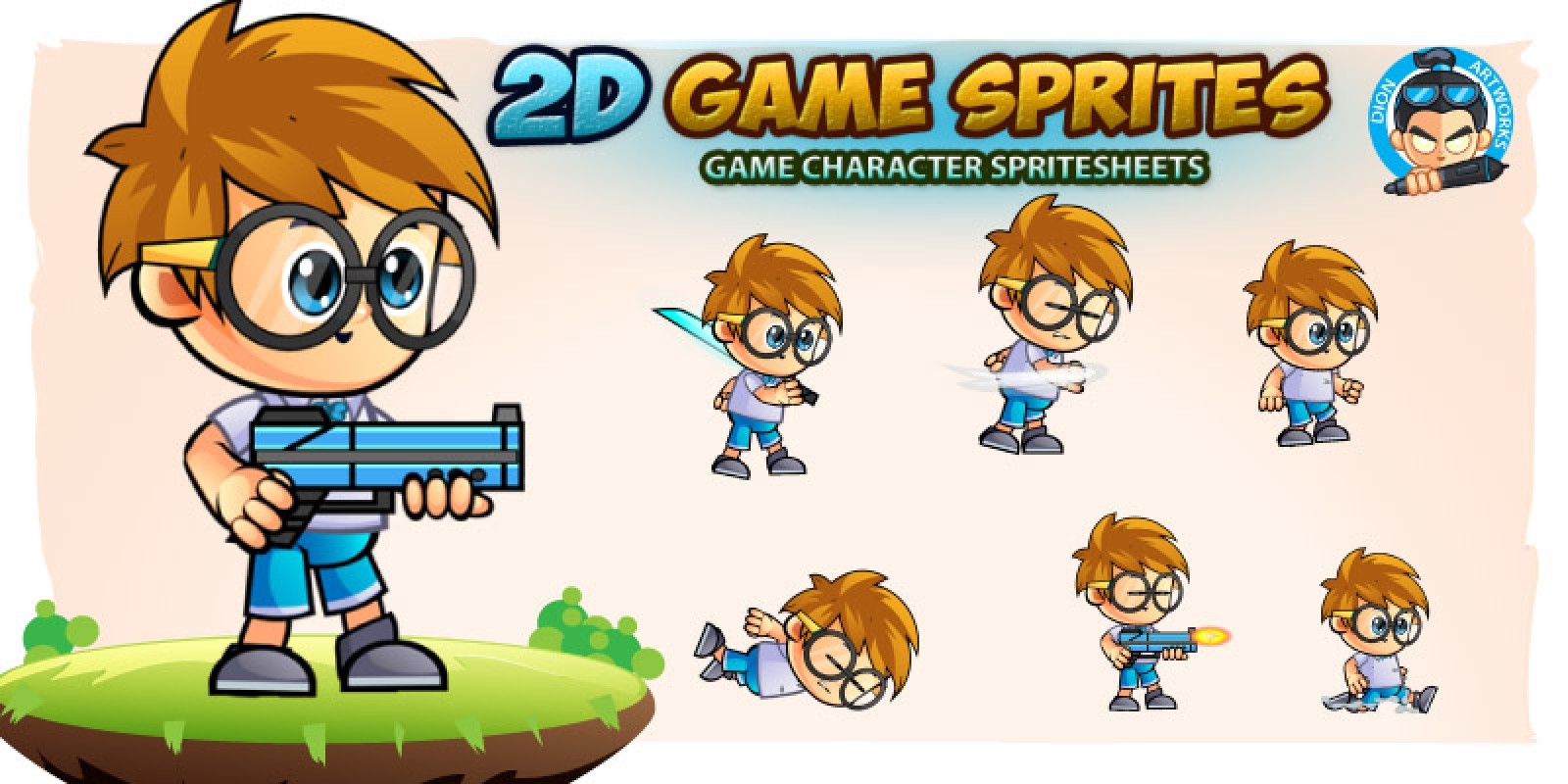Gimy 2D Game Sprites