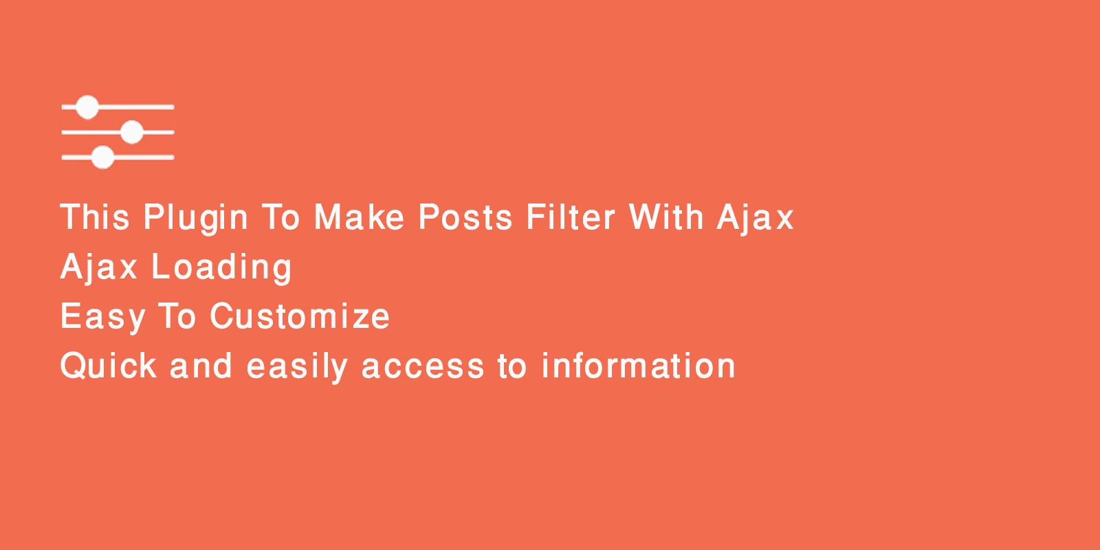 Ajax Posts Data Filter WordPress Plugin