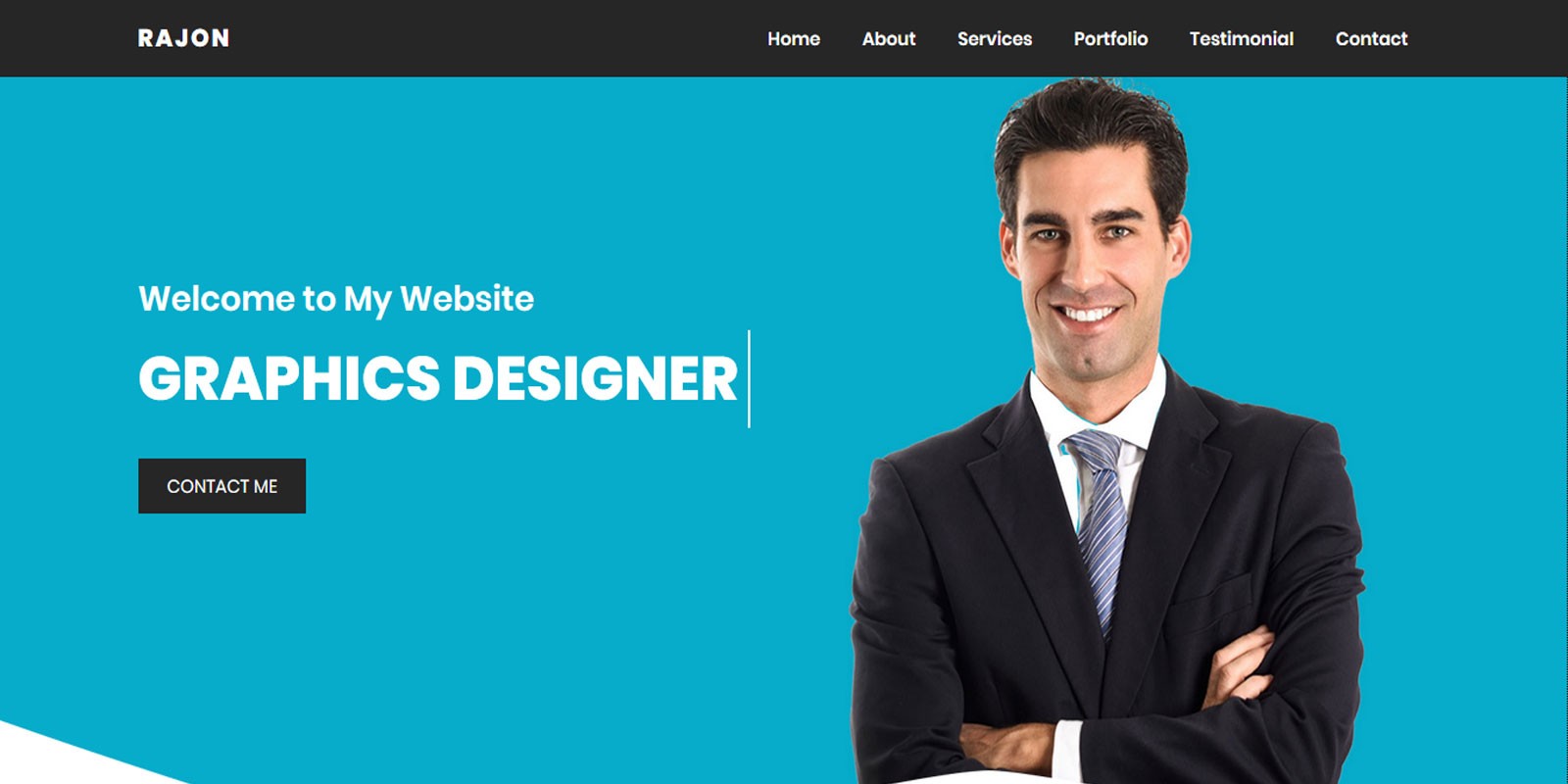 Rajon - Personal Portfolio HTML template