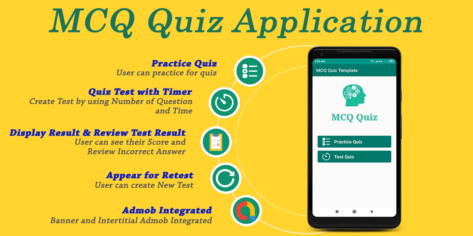 MCQ Quiz Application Android Source Code