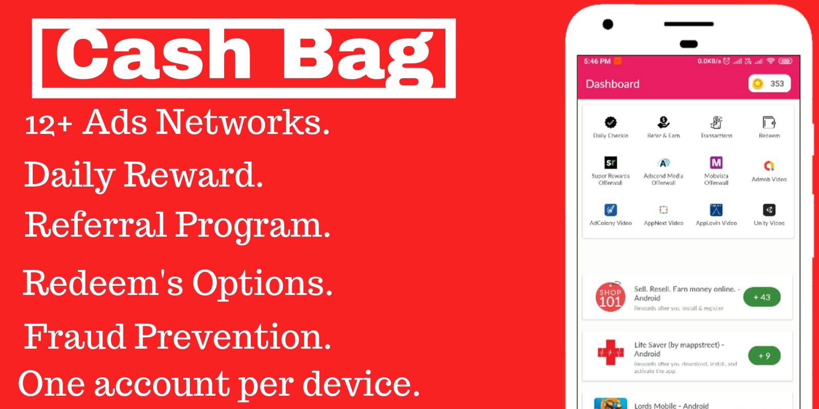 Rewardapp - Android Source Code