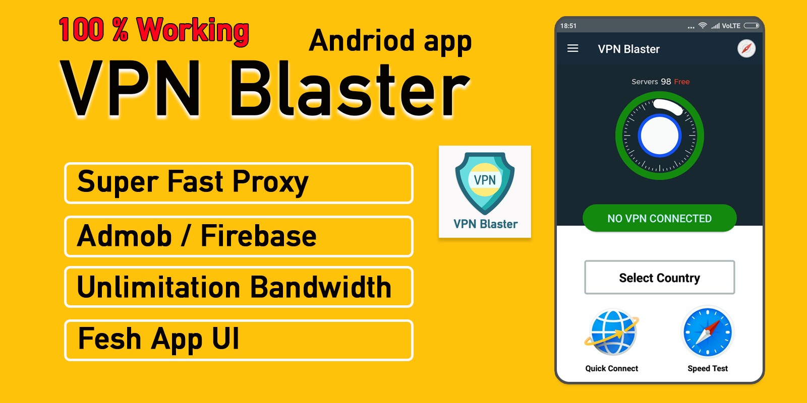 VPN Blaster - Android Source code