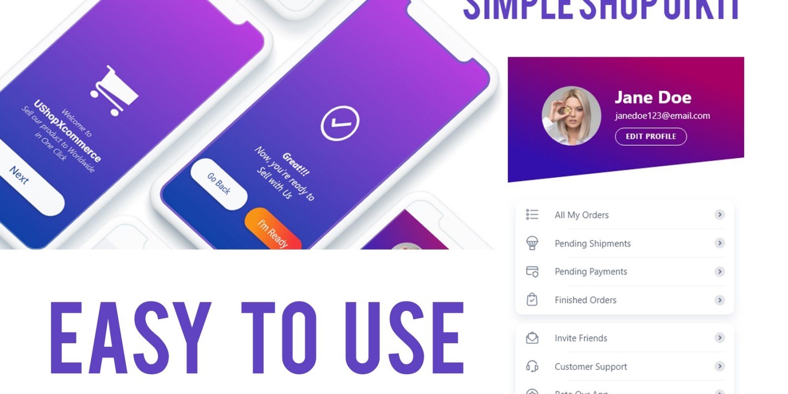 Ushop Xcommerce E-Commerce App Ui Kit