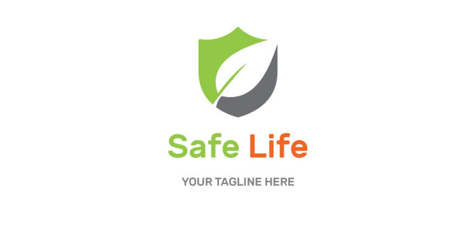 Shield Leaf logo Design