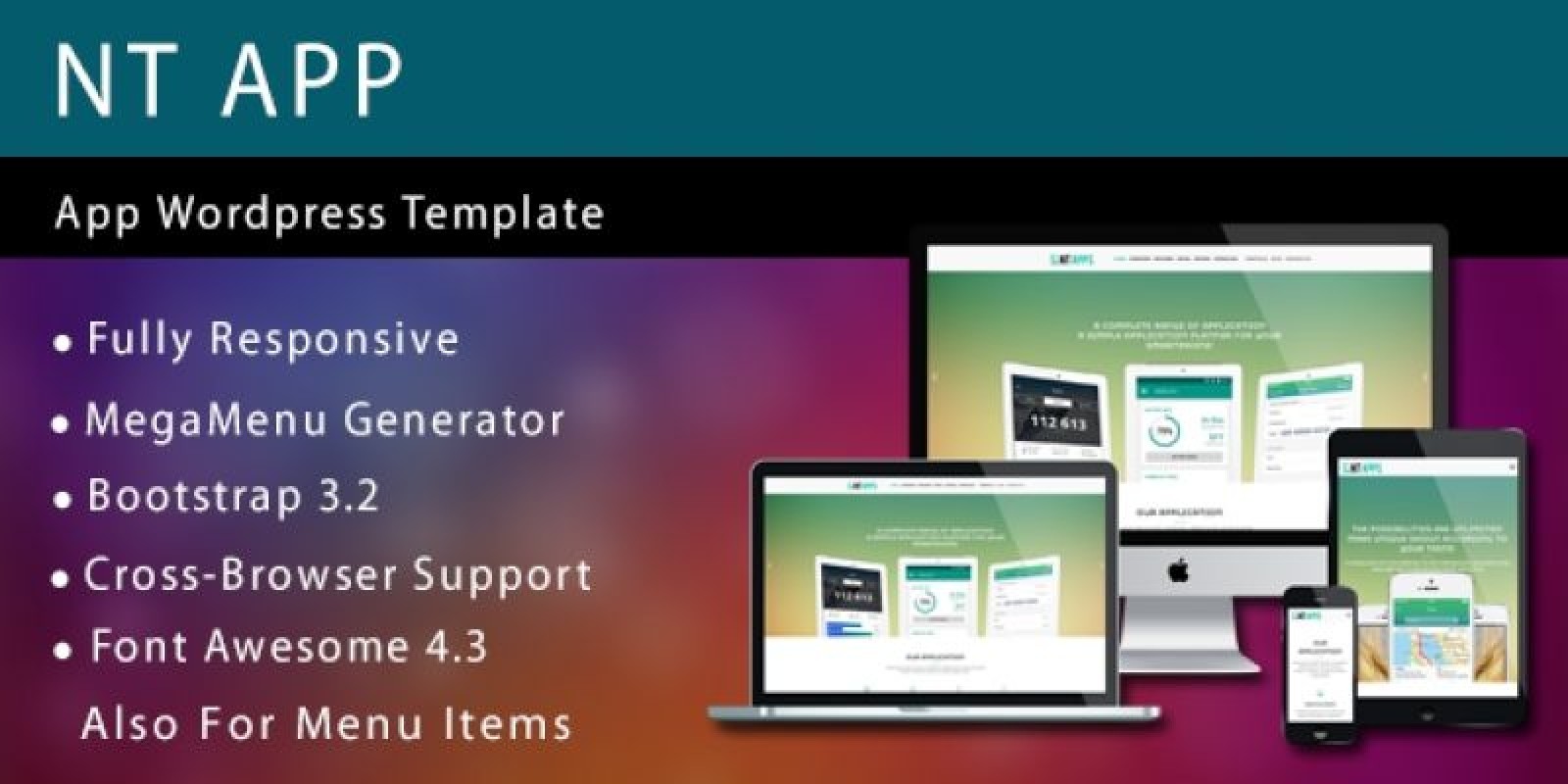 NT App - App Wordpress Theme