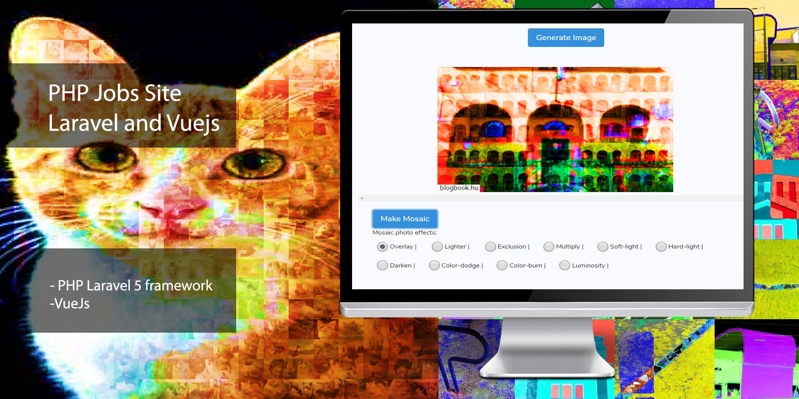 Multi User Mosaic Art With VueJS And Laravel PHP