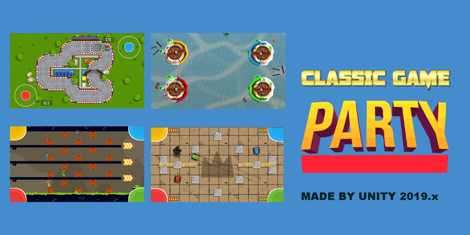 Game Party - 15 Games In 1 Unity Project