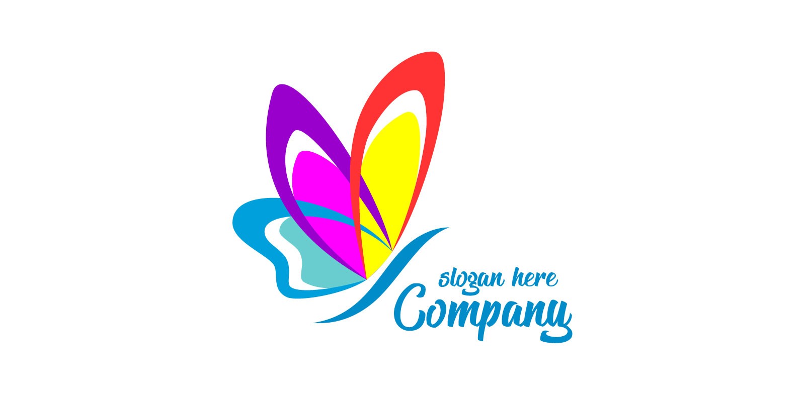 Butterfly Colors Logo 8