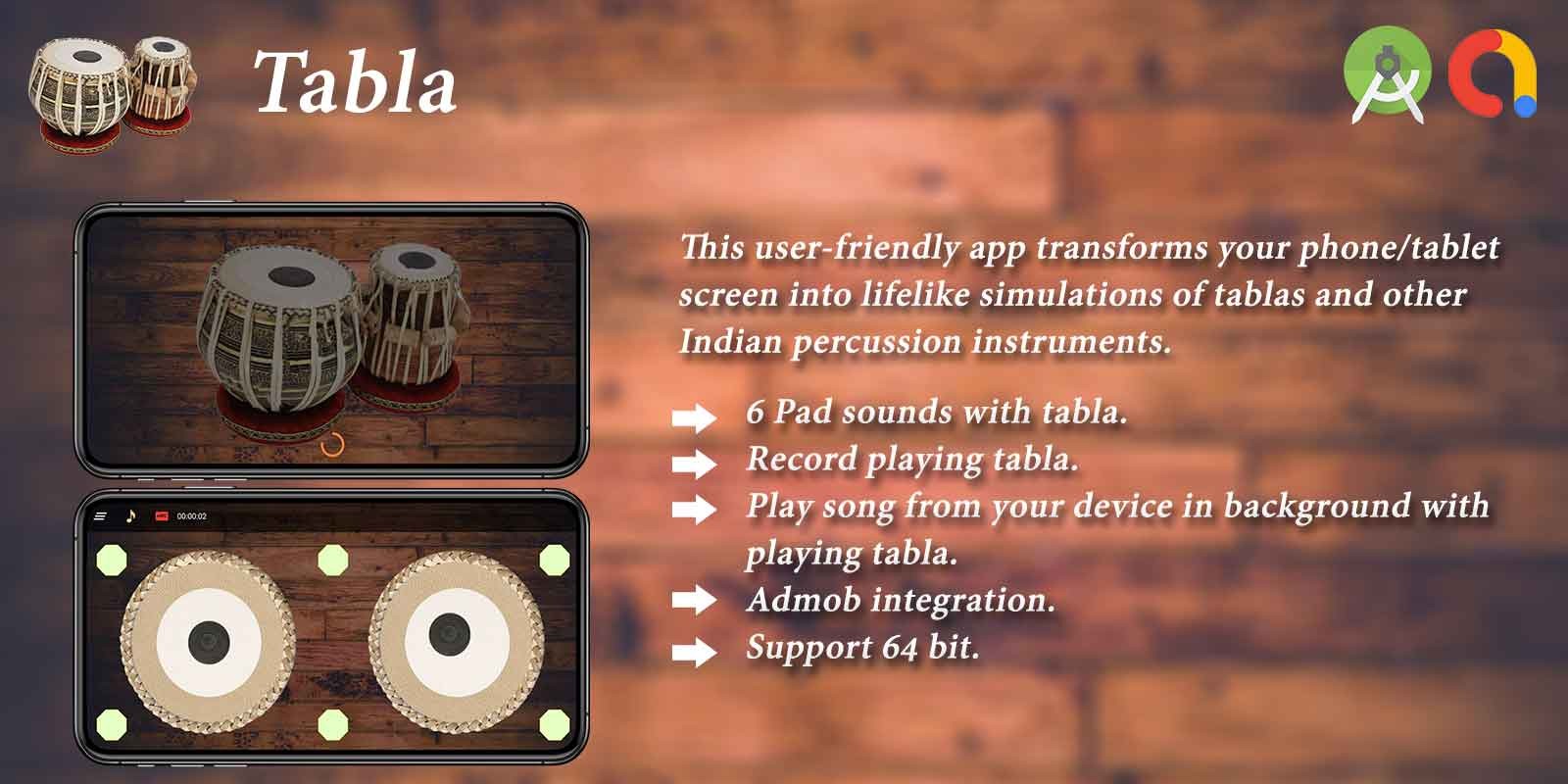 Tabla Android App Template