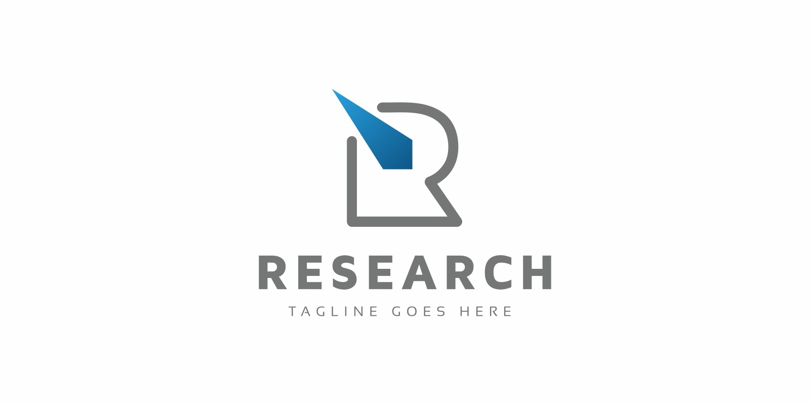 Research R Letter Logo
