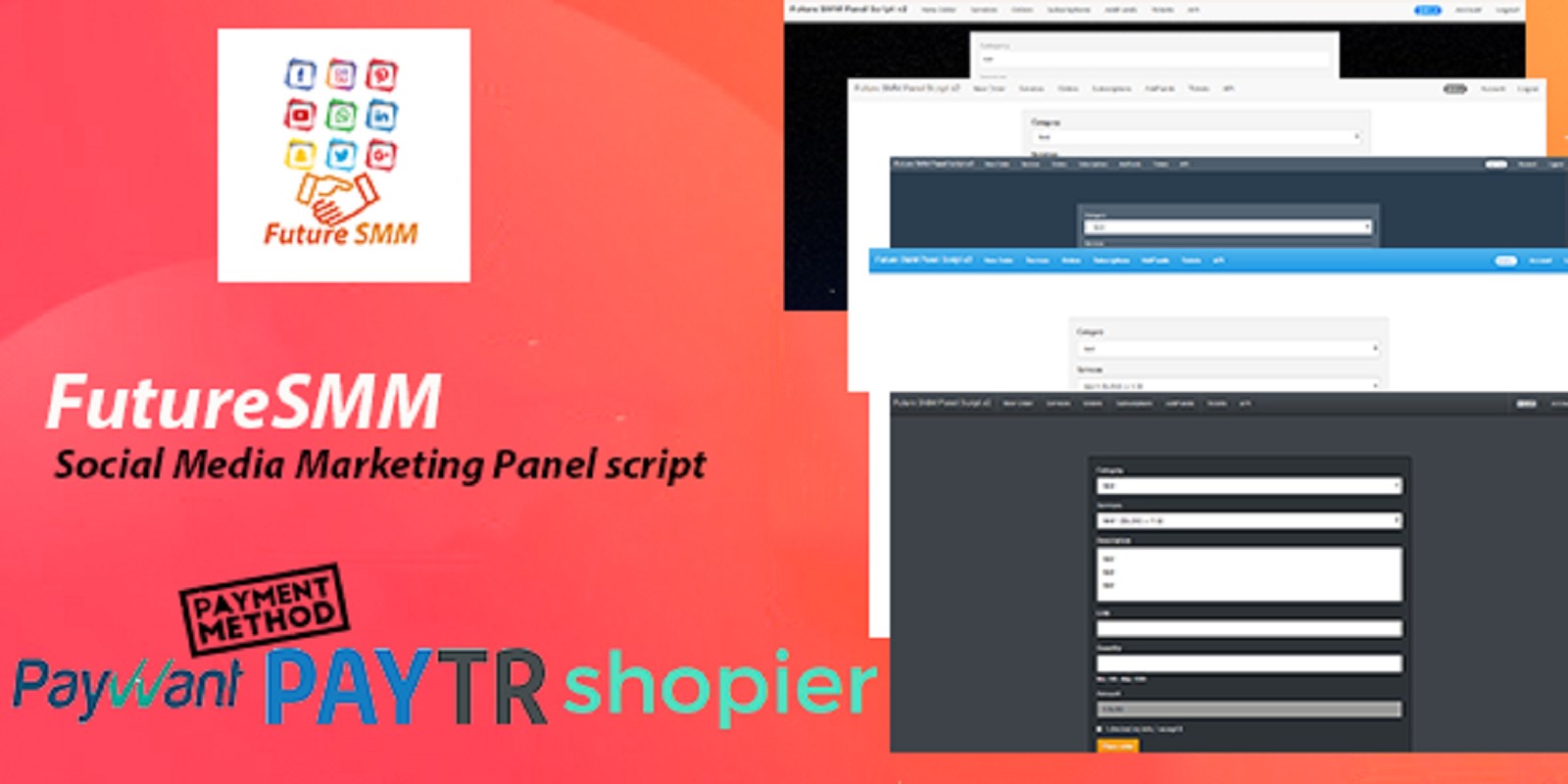 FutureSMM – Social Media Marketing Panel script
