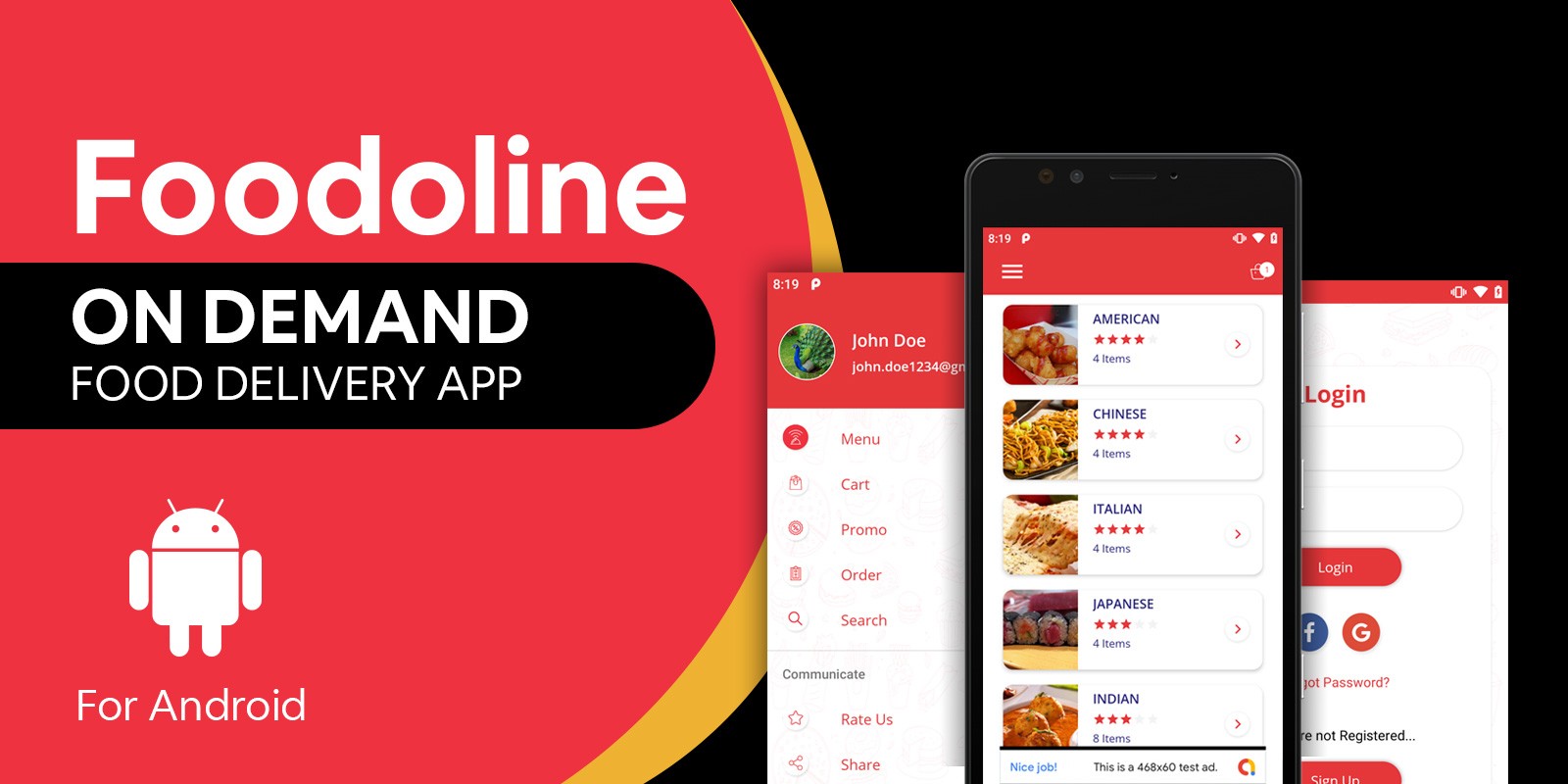 Foodoline - Android App Source Code