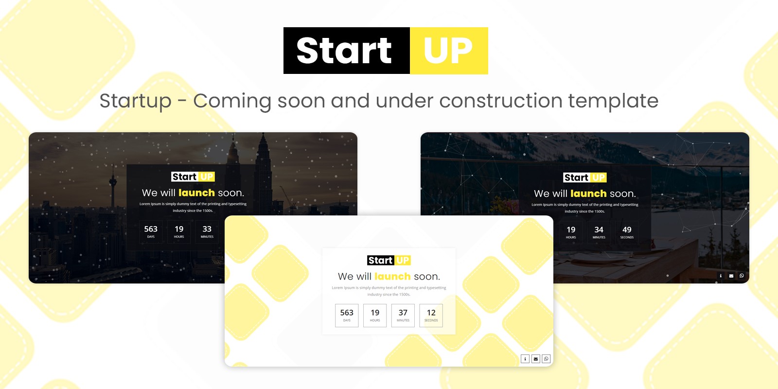 Startup - Coming Soon Template