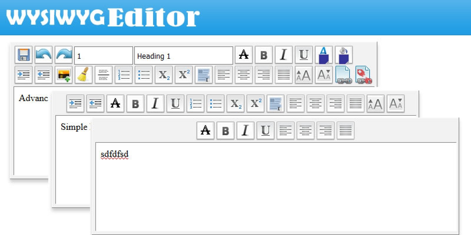 WYSIWYG Editor - Javascript Text Editor