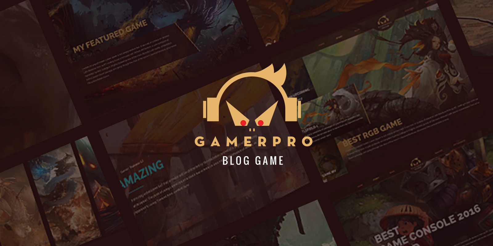 GamerPro - Game Blog WordPress Theme
