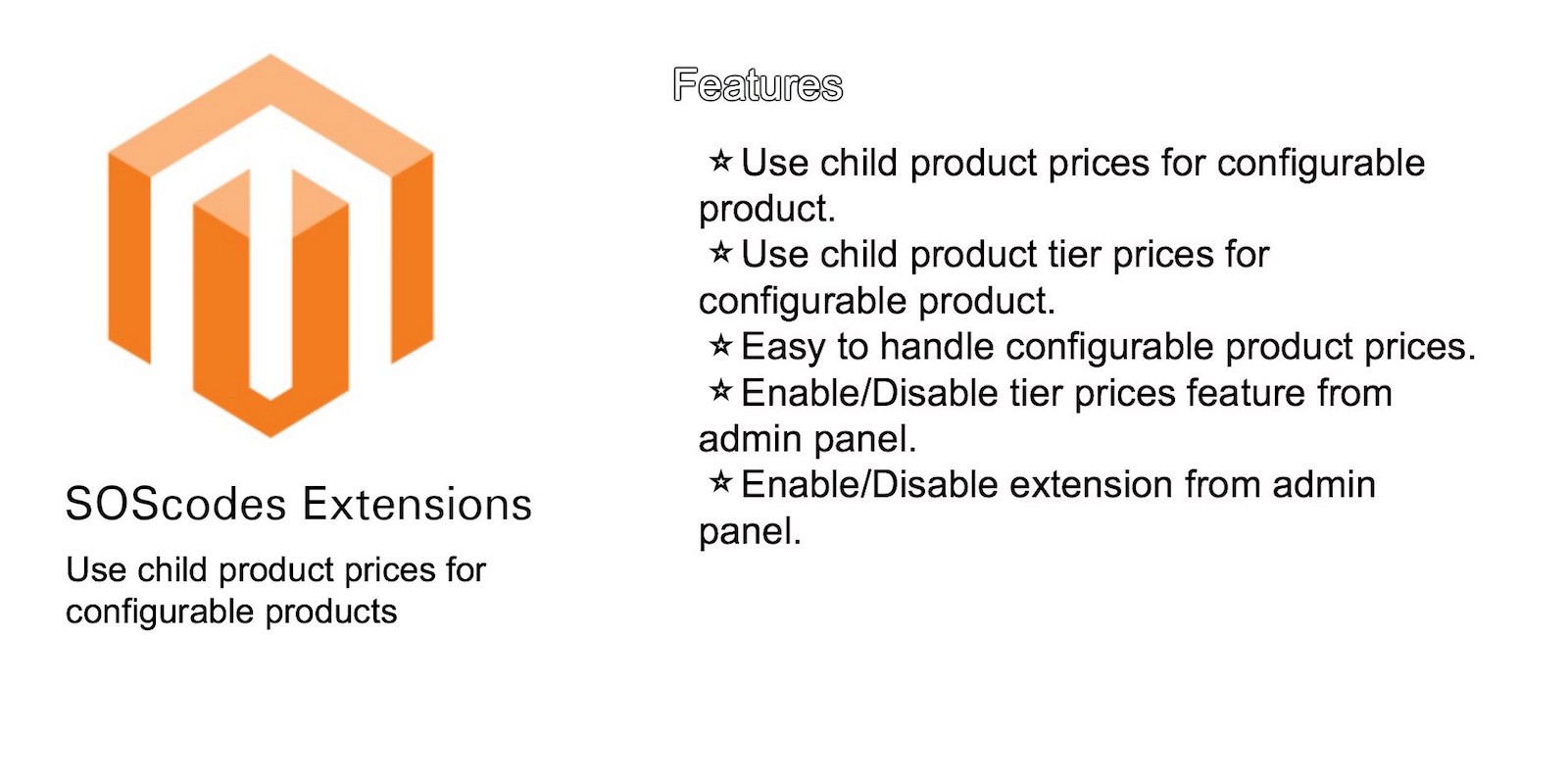 Magento Configurable Product Price Extension