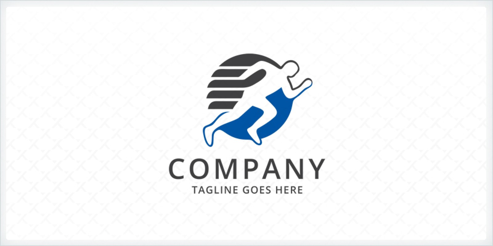 Runner Sport Logo Template