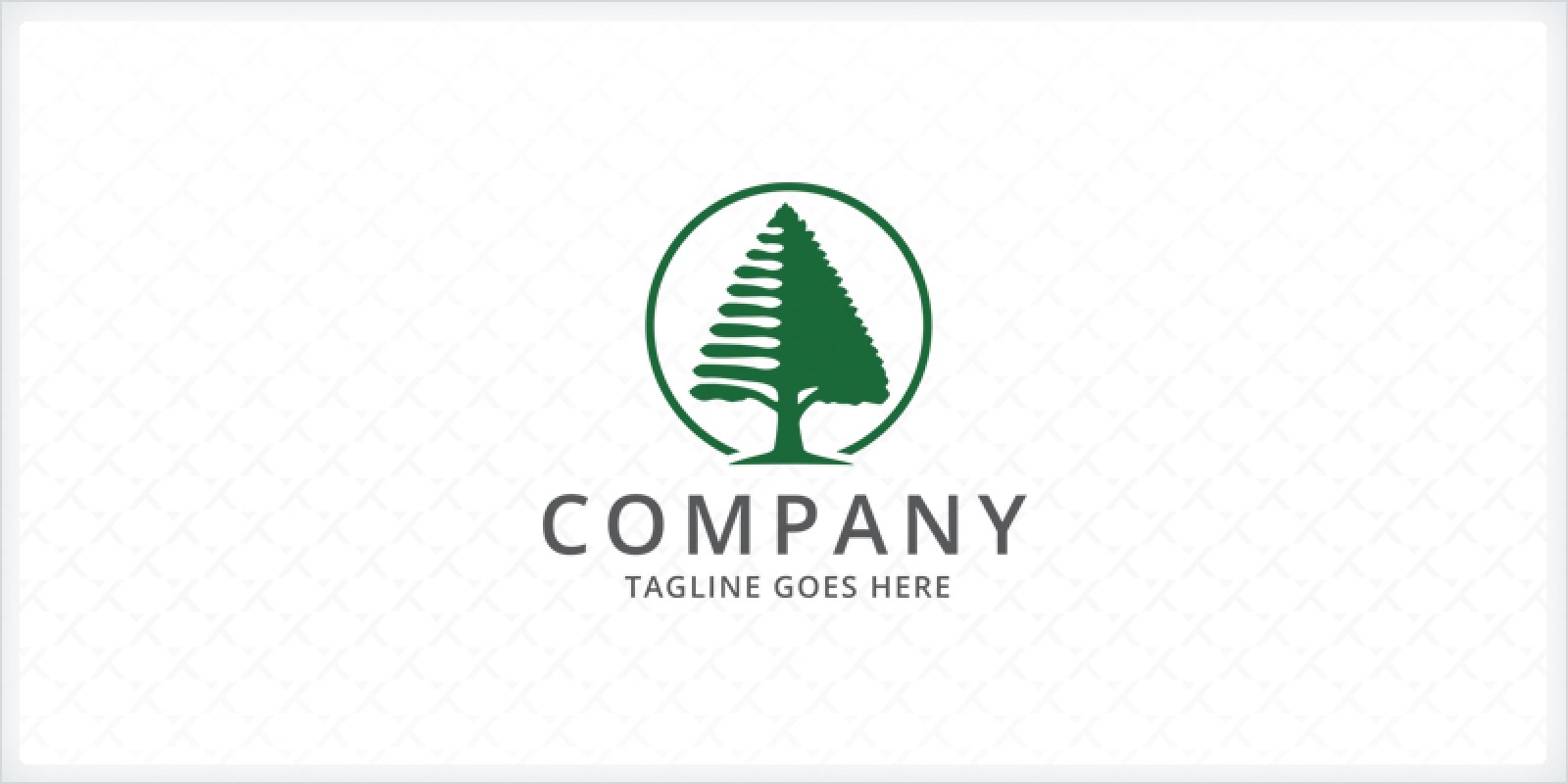 Pine Tree Logo Template