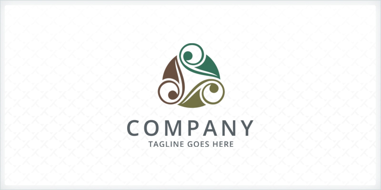 Ornamental Foliage Logo Template