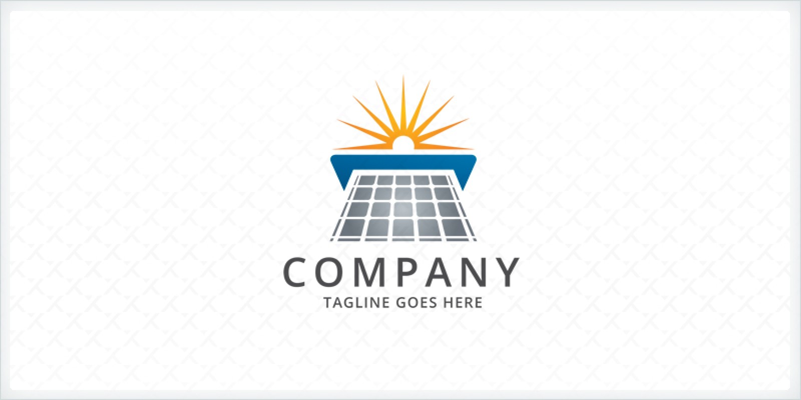 Solar Panel Logo Template
