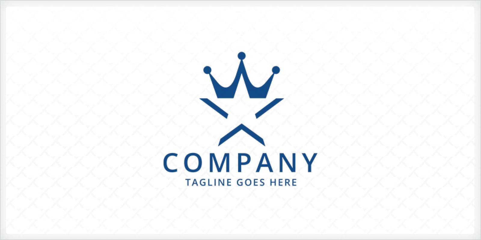 Star and Crown Logo Template