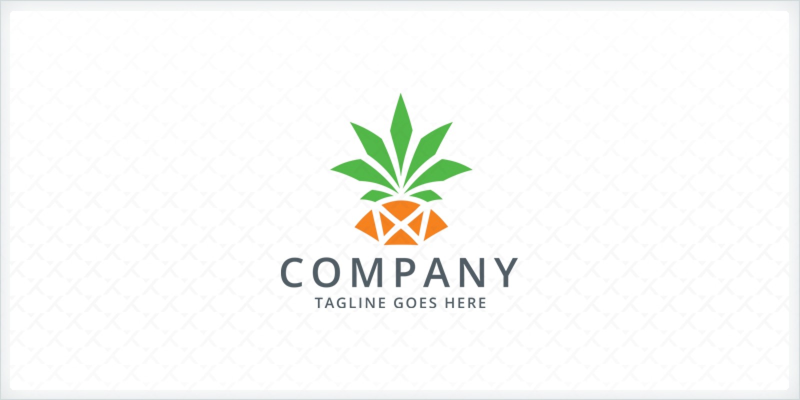 Pineapple Logo Template