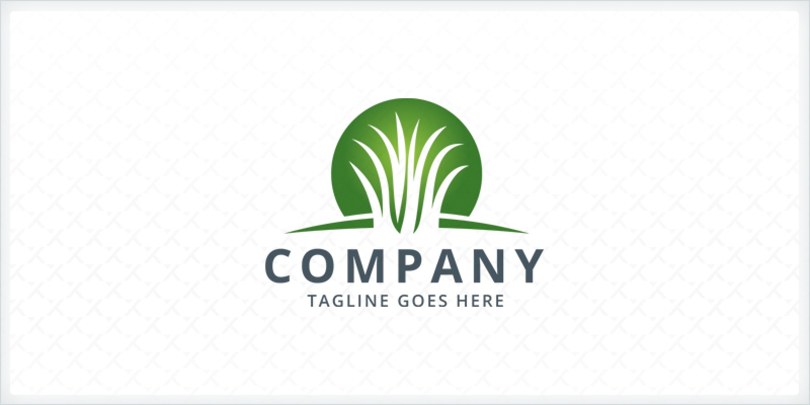 Artificial Grass Logo Template
